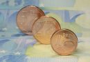 20 Euro Schein und Euro Cent Münzen