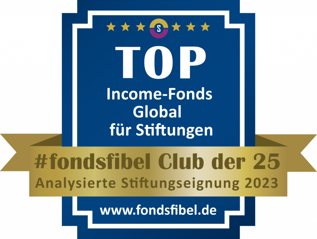 #fondsfibel Vermögensanlage für Stiftungen Club der 25 TOP Income Fonds 