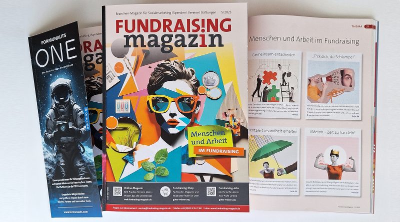 Fundraising- Magazin 05-2023 Menschen und Arbeit im Fundraising