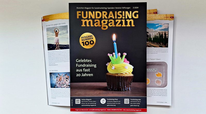 Fundraising Magazin Ausgabe Nummer 100